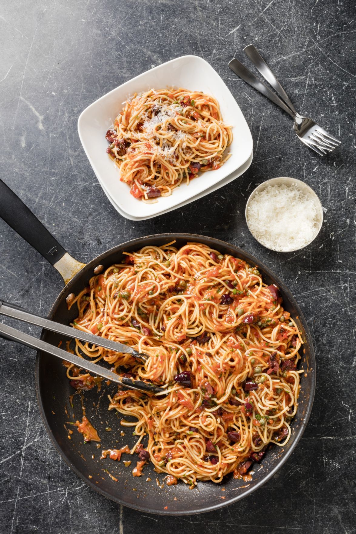 Food Column ATK Skillet Pasta Puttanesca